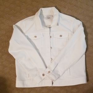 White Jean Jacket